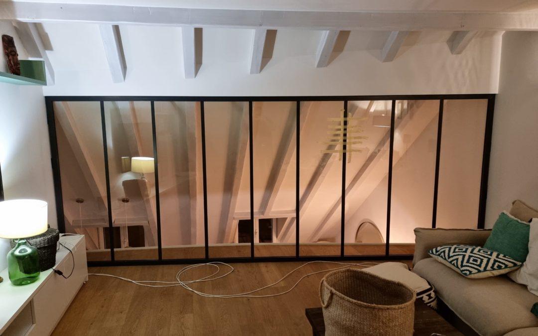 Fourniture et pose d’une verrière sur-mesure